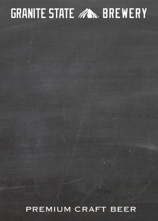 1/2" Frameless Wall Chalkboard 5"w x 7"h