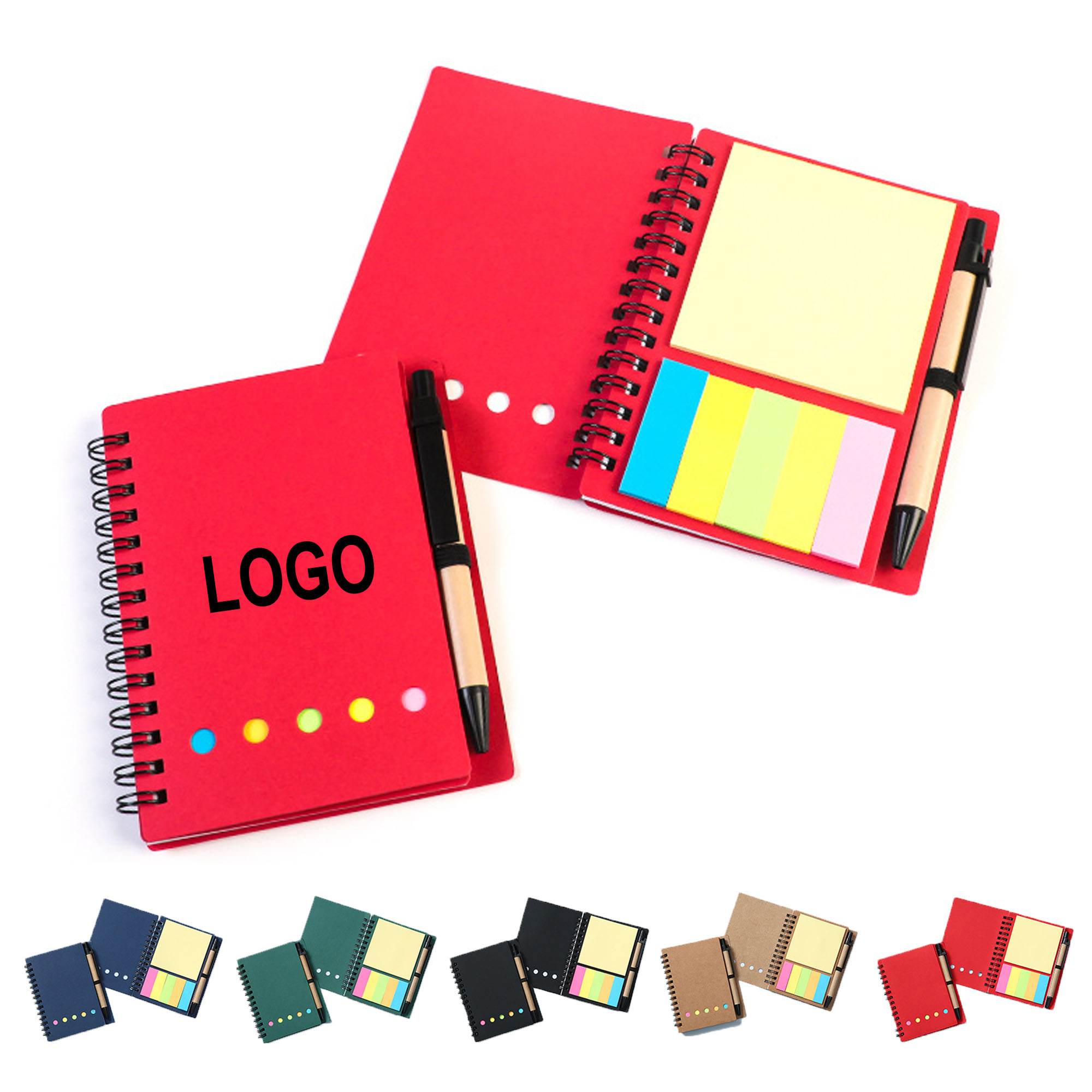Eco Notebook With Sticky Notes 4