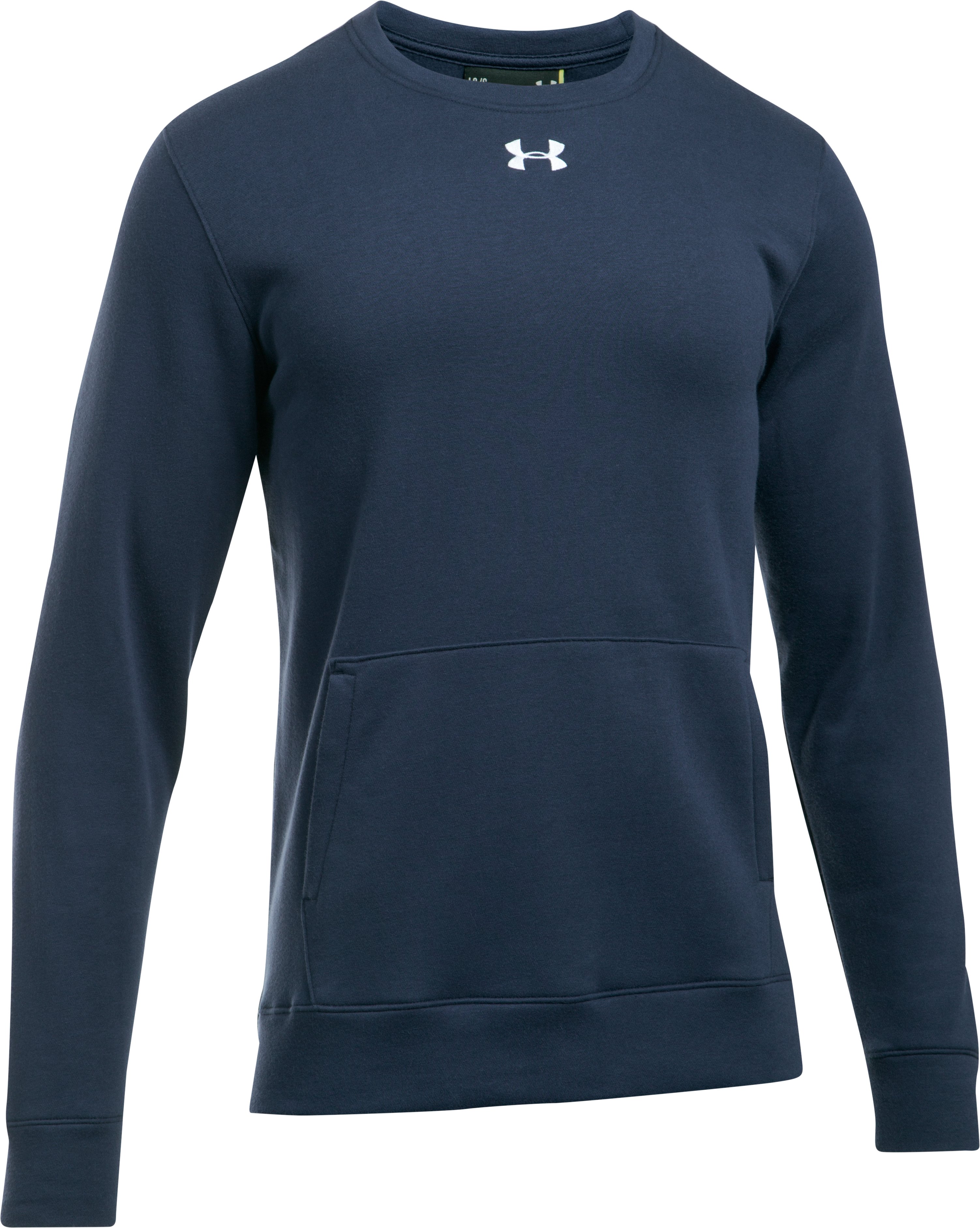 UA Rival Fleece 2.0 Team Men's Crew, custom hoodie or sweatshirt with logo imprint 6