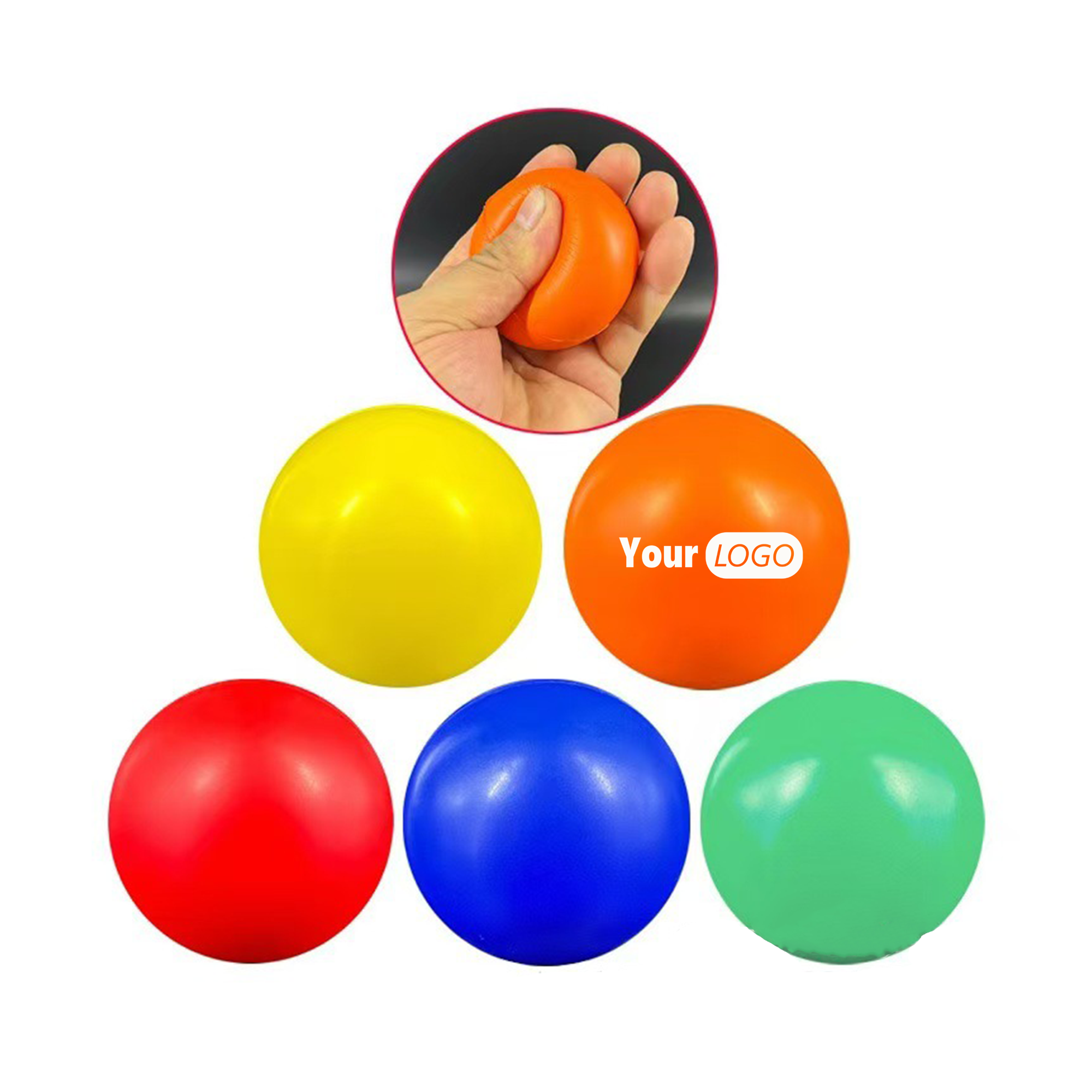 Round Polyurethane Stress Ball MOQ 100 1
