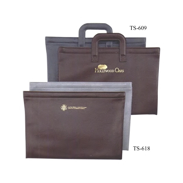 17" x 11 3/4" Vinyl Snap Open Portfolio 2