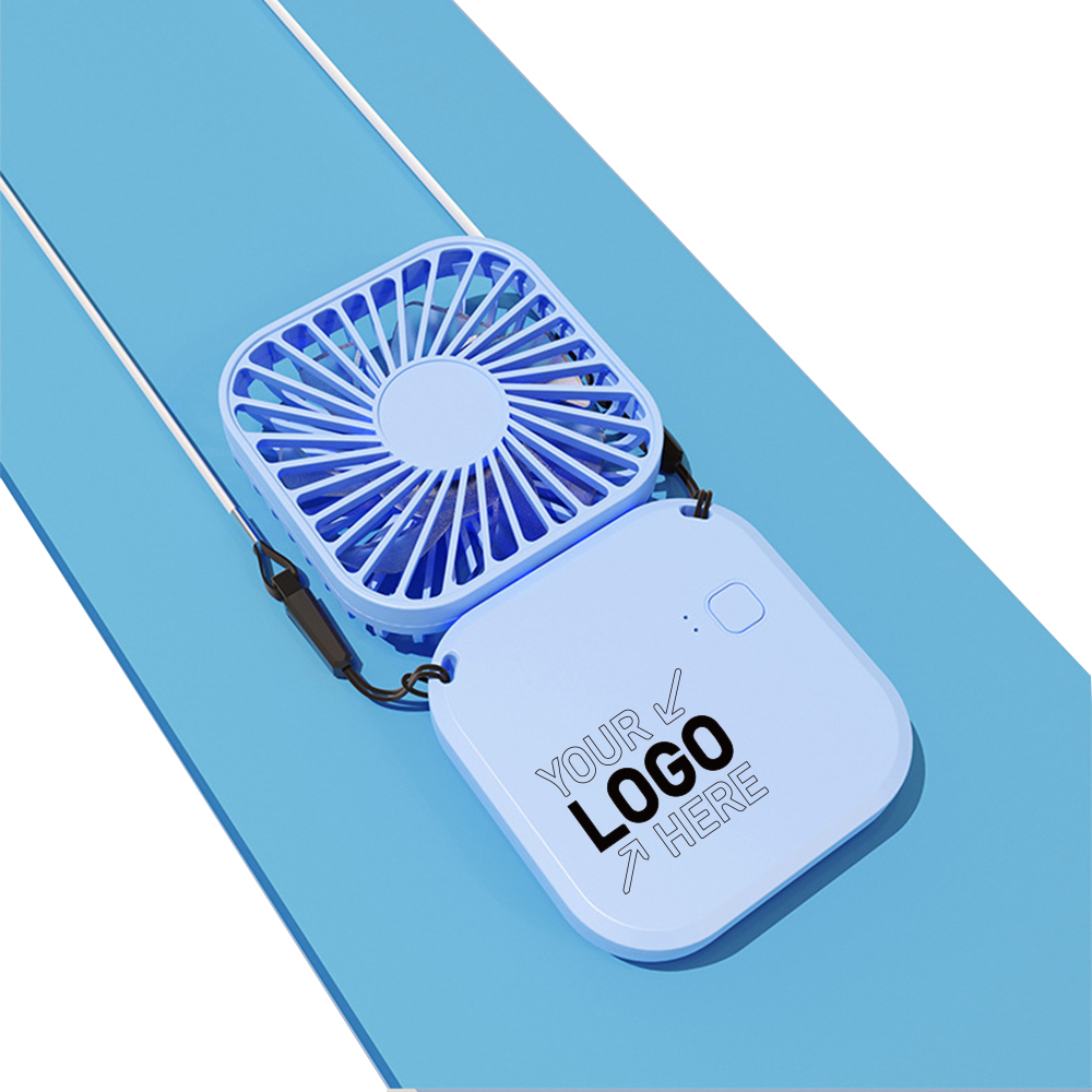 Portable Necklace Folding Fan 3