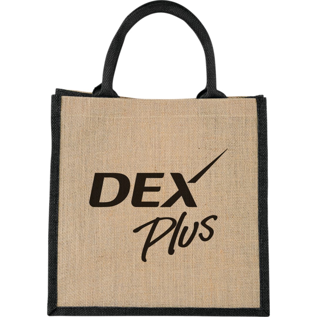Medium Jute Gift Tote, custom tote bag with logo imprint 41