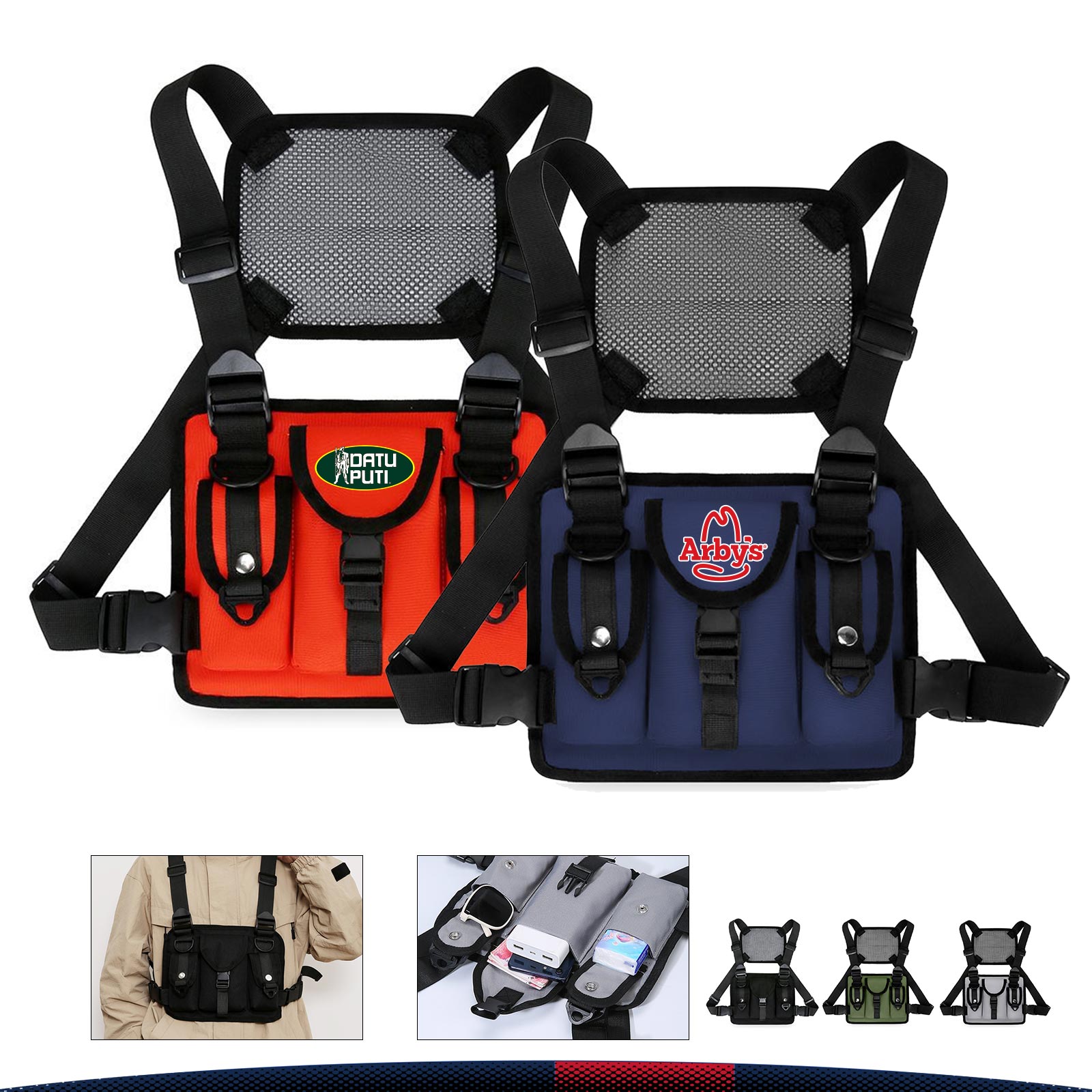 Moku Nylon Sports Chest Bag 3