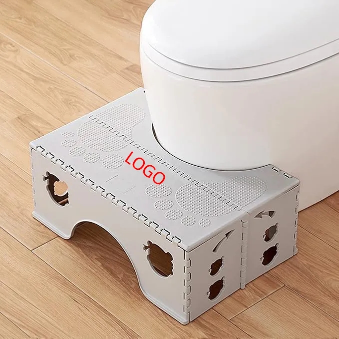 Foldable Toilet Stool with Non Slip Feet 7