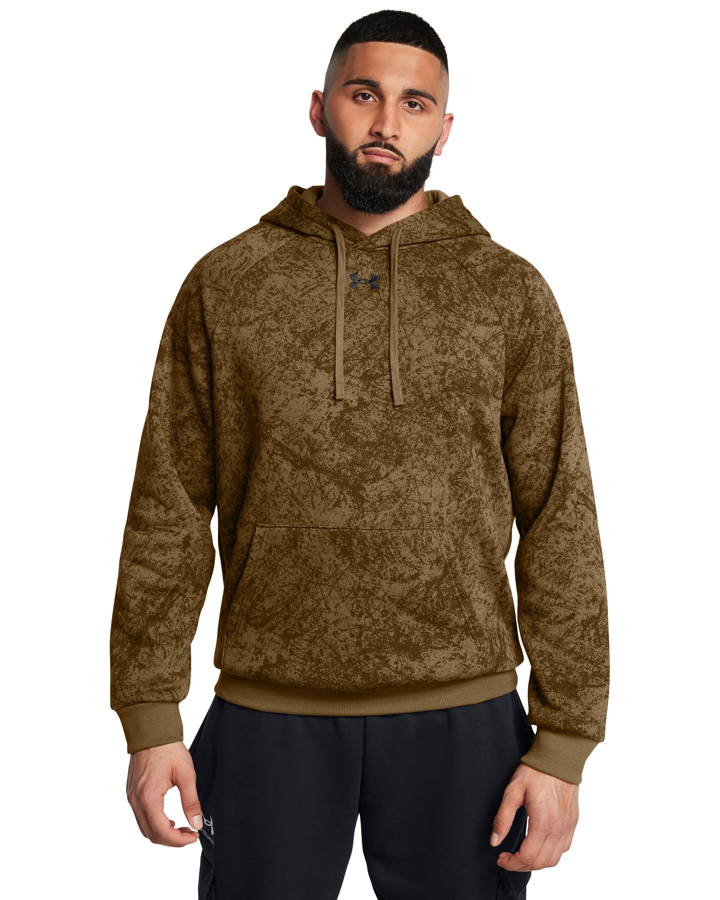 UA Rival Fleece Camo Printed Men's Hoodie 5