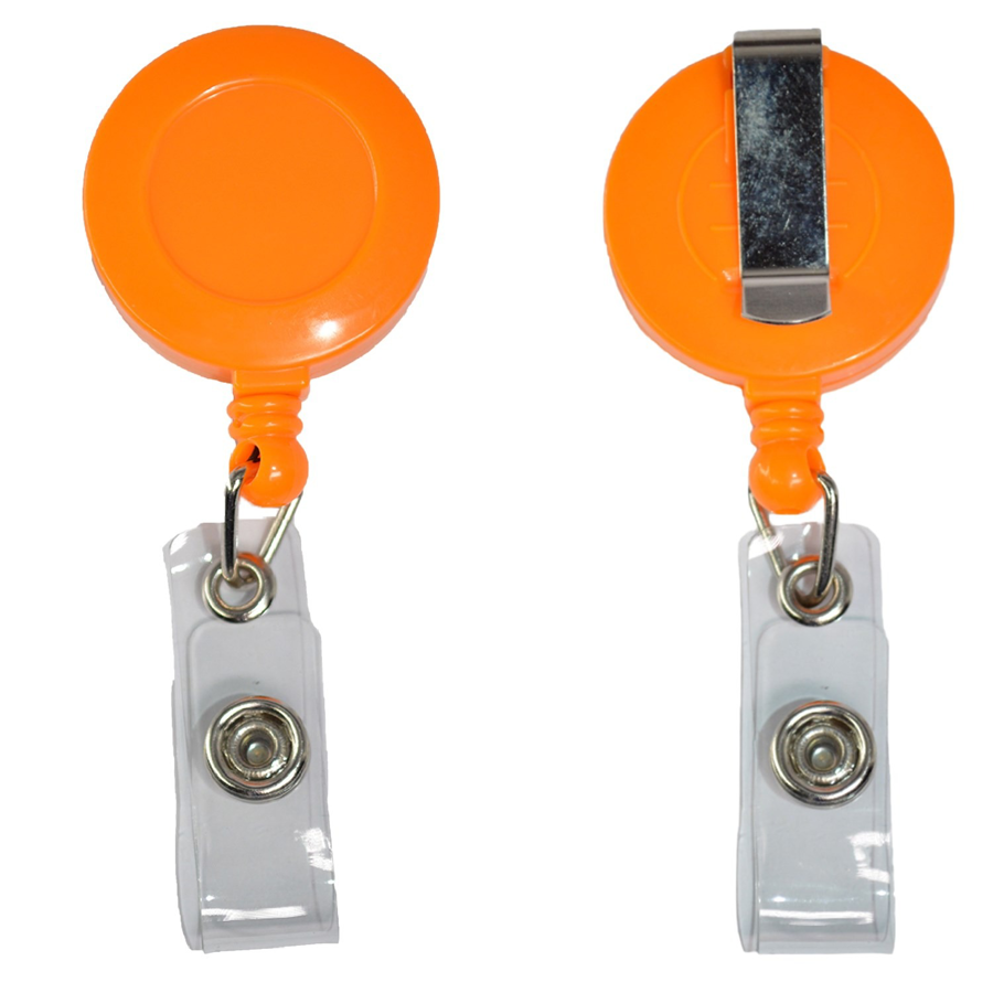 Circular Badge Reel w/ Belt Clip 1