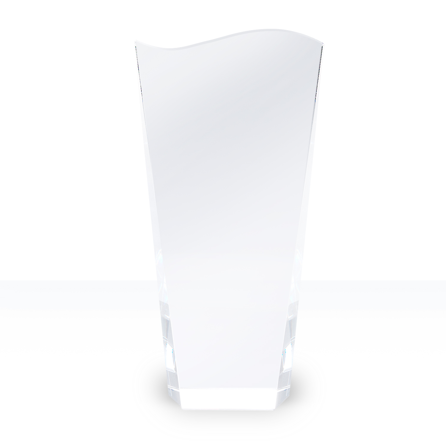 7 3/4" Clear Wave Top Award 2