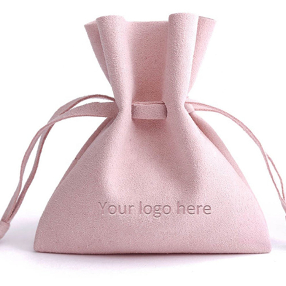 Leather Jewelry Drawstring Bag 5