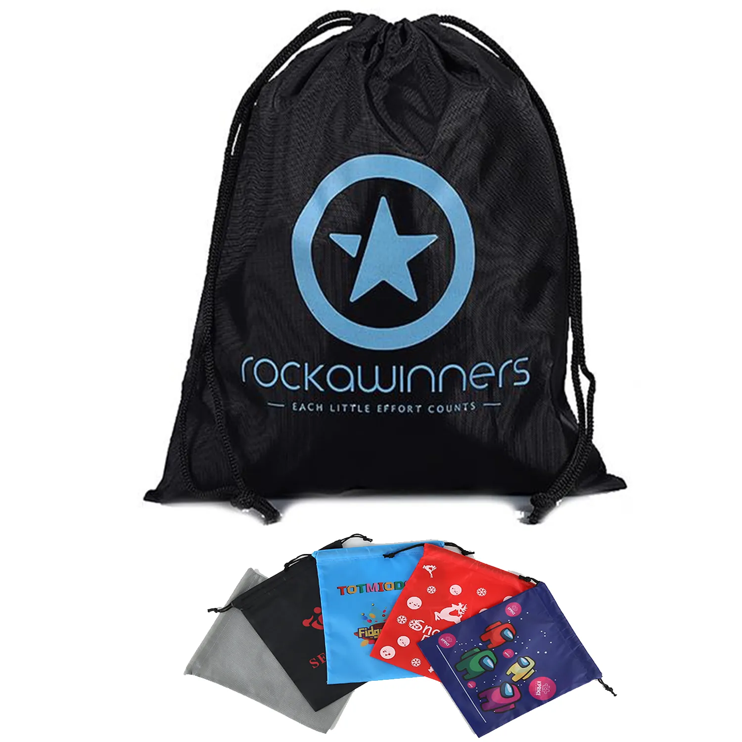 210D Polyester Drawstring Bag 5