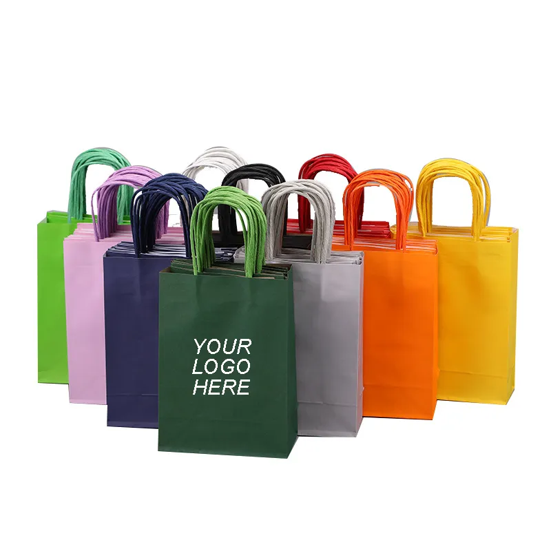 Coloured Kraft Paper Tote Bag 6