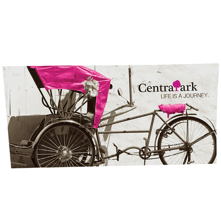 Display Poly Single-Sided Fabric Hanging Banner (10'x3')