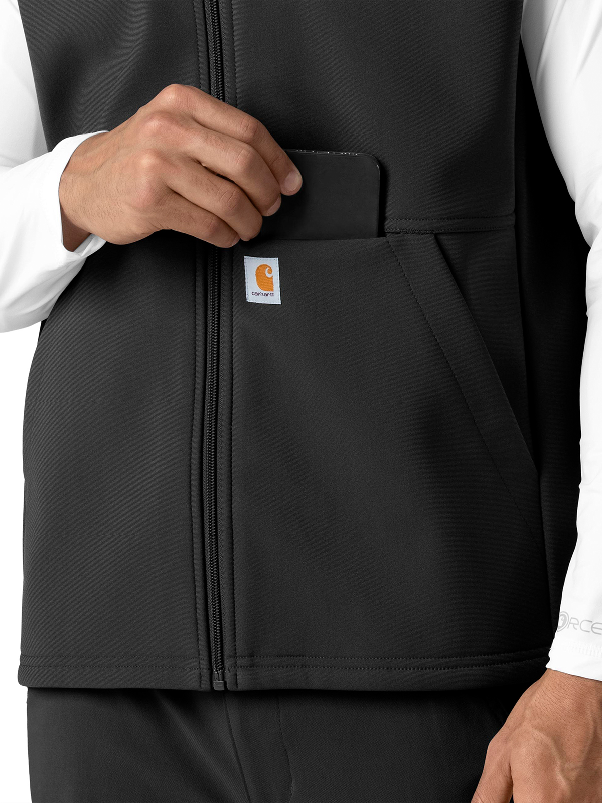 Rugged Flex Peak Men's Four-Pocket Bonded Fleece Vest