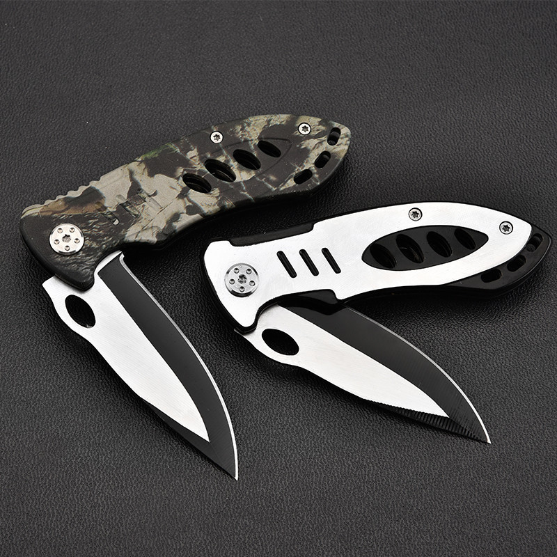 Camouflage Stainless Steel Folding Pocket Knife 6