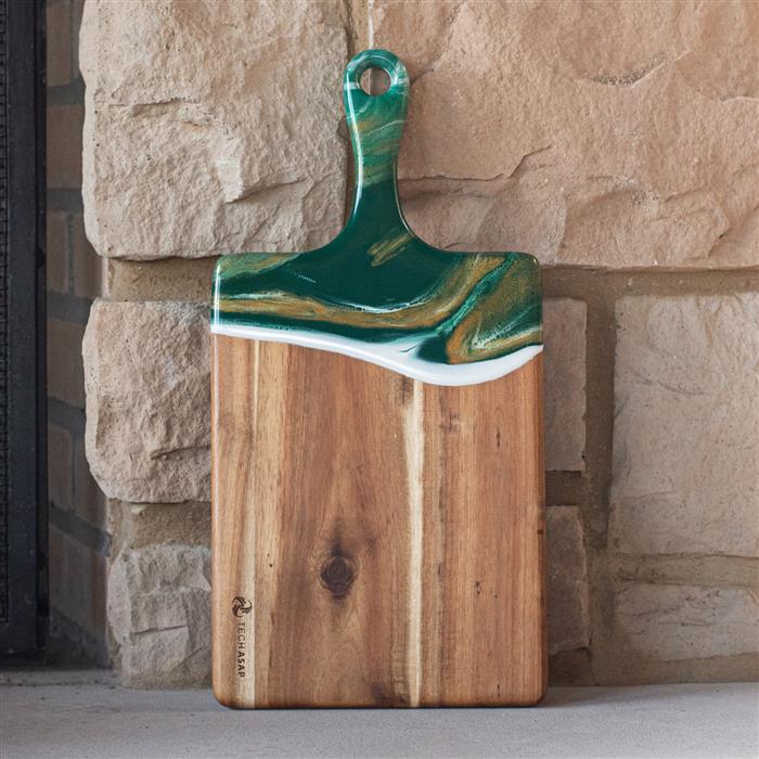 Medium Rectangle Acacia Board With Handle 46