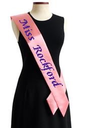 Pink Custom Pageant Sash 2