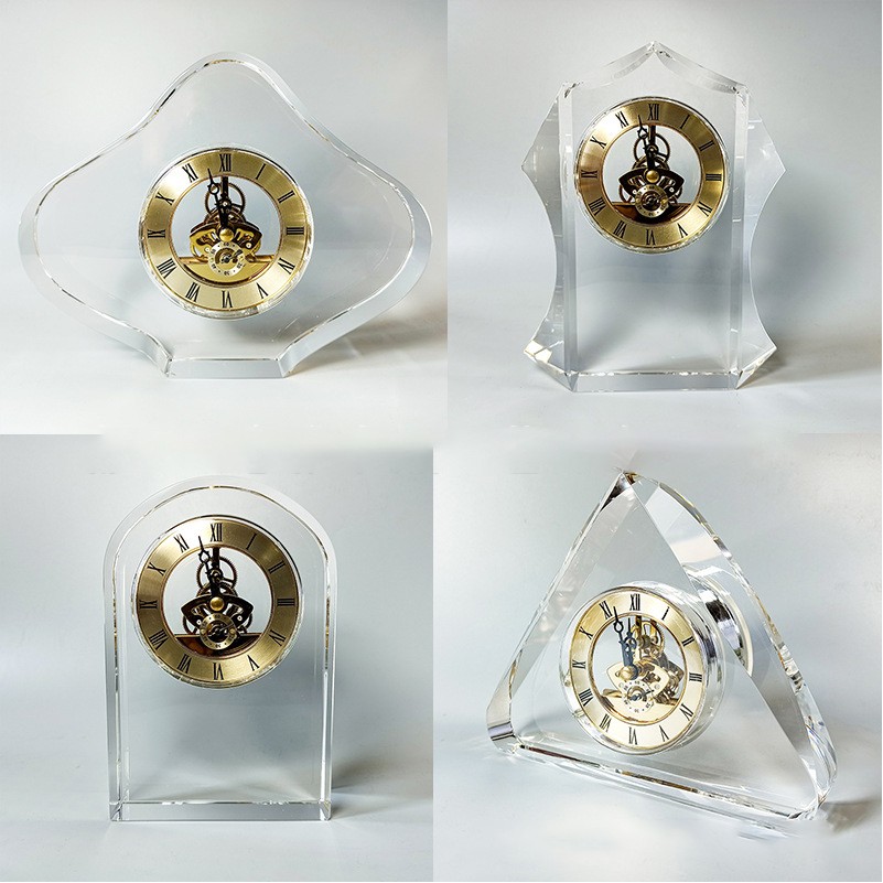 Mantel Desk Shelf Clock Crystal Table Clock Household 2