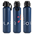 Nexus 27 oz Recycled Aluminum Bottle with Flip-Top Lid and Carabiner 89