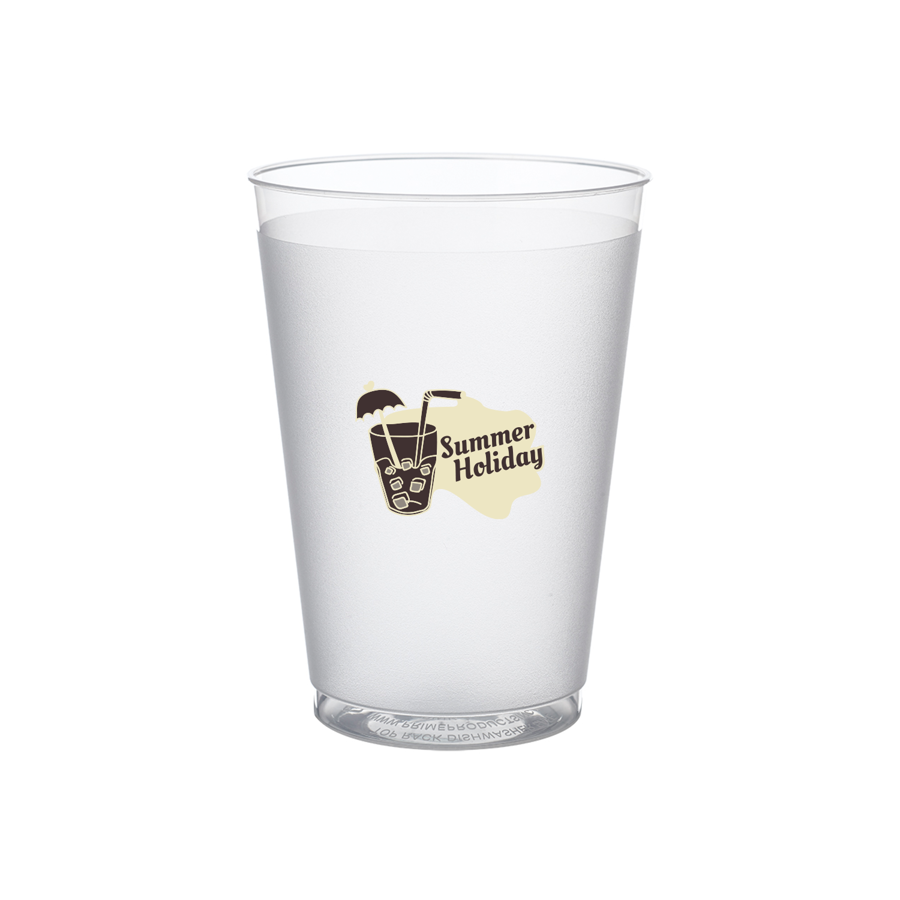 Flexible Frosted Plastic Stadium Cups 12 oz. 2
