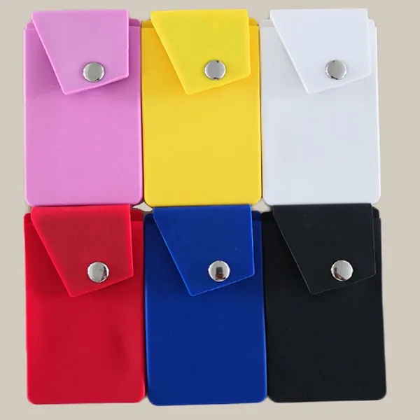 Silicone Mobile Phone Pocket with Stand 8