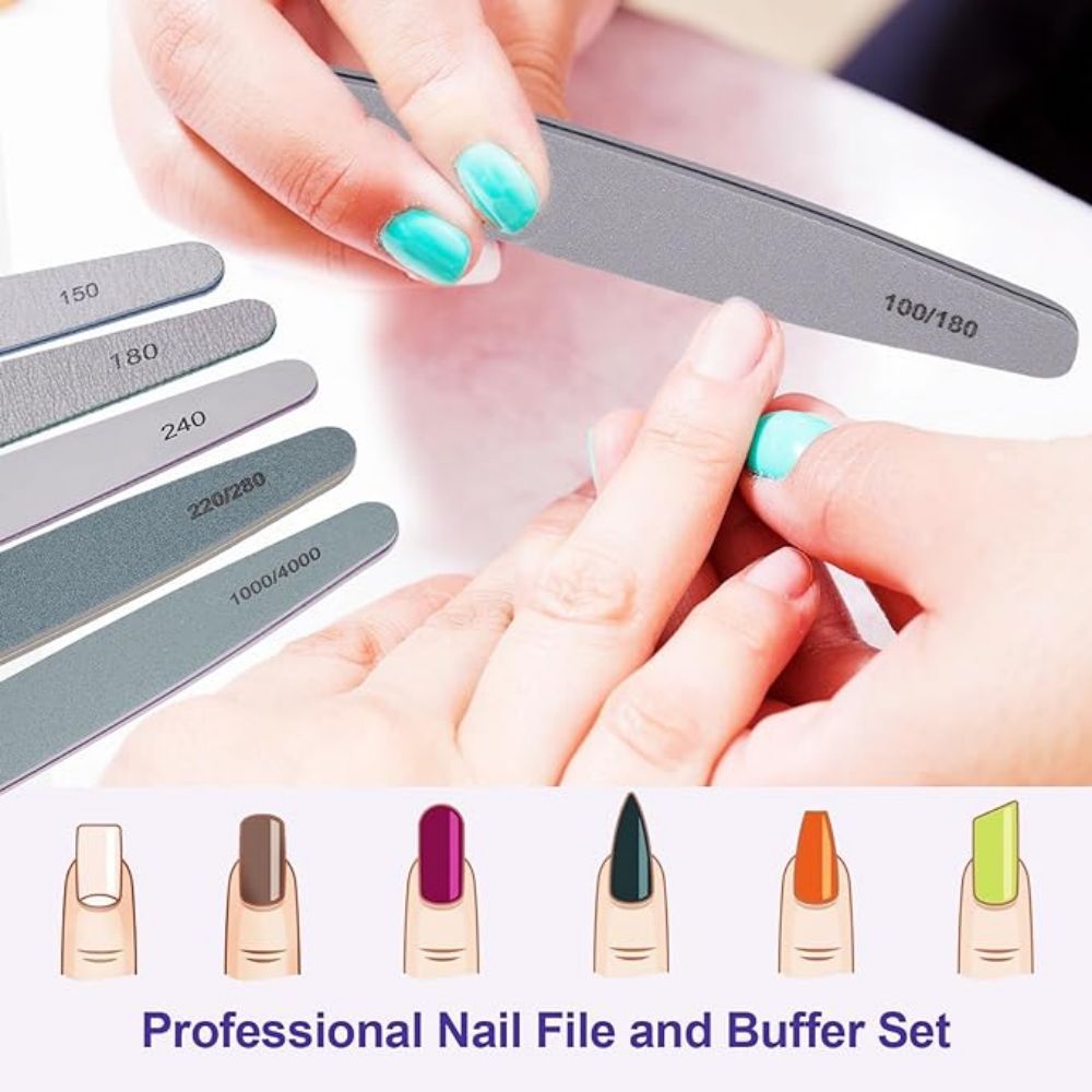Premium Nail Files Set 8