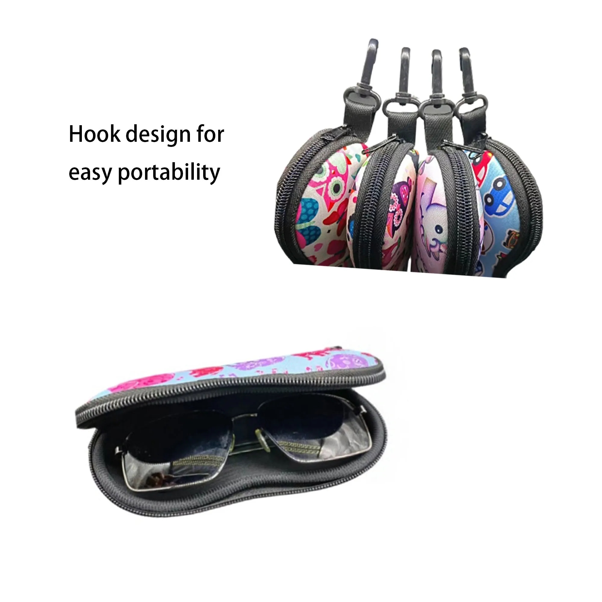 Soft Neoprene Sunglass Case Durable Portable 5