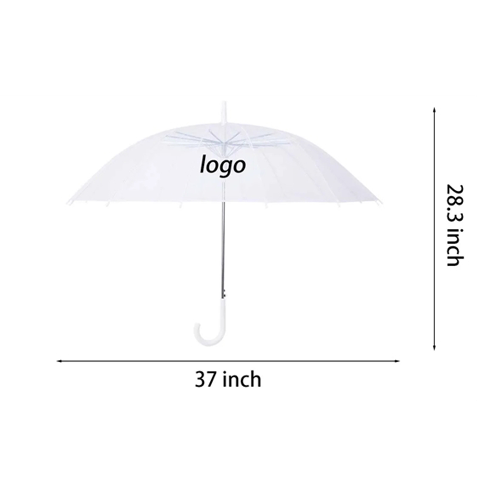 Classic Windproof Transparent Umbrella 2