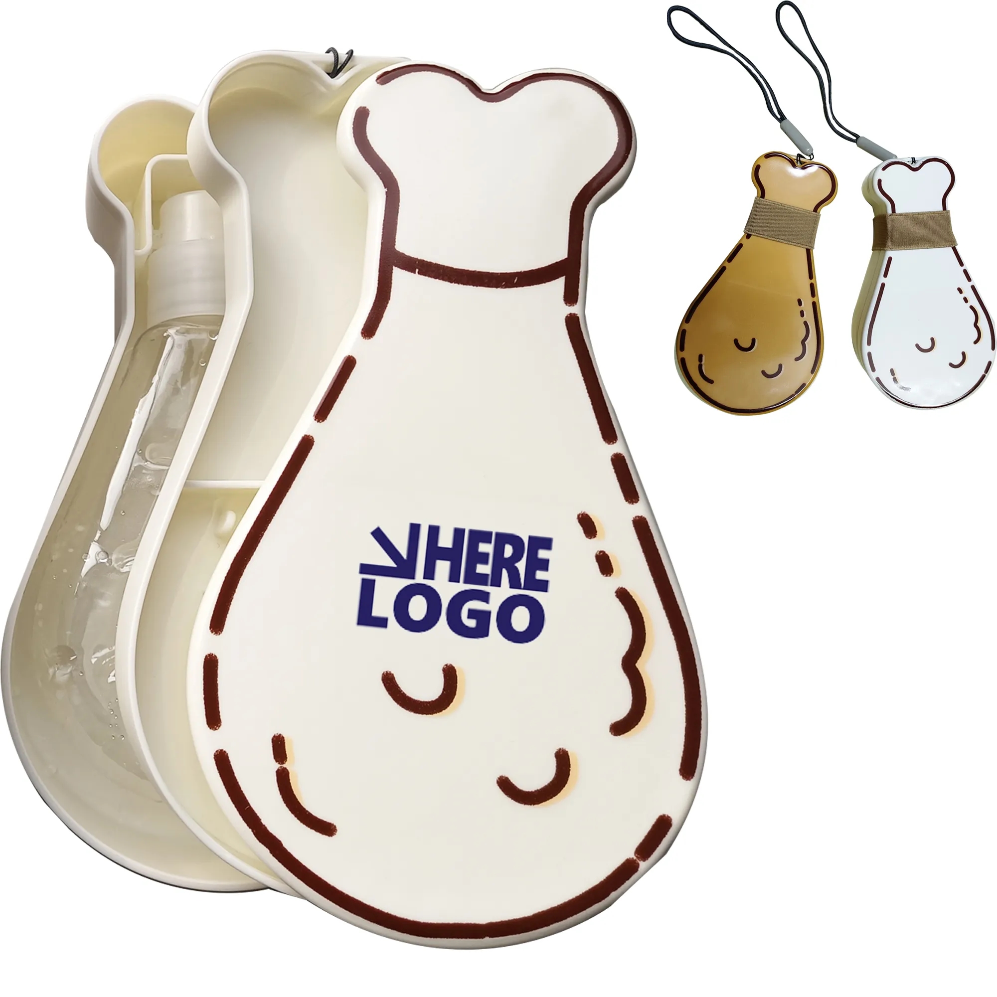 Portable Pet Water Bottle Feeder 2 In 1 For Going Out