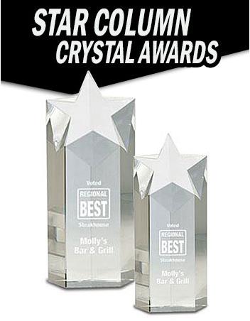 Crystal Star column 8" 2