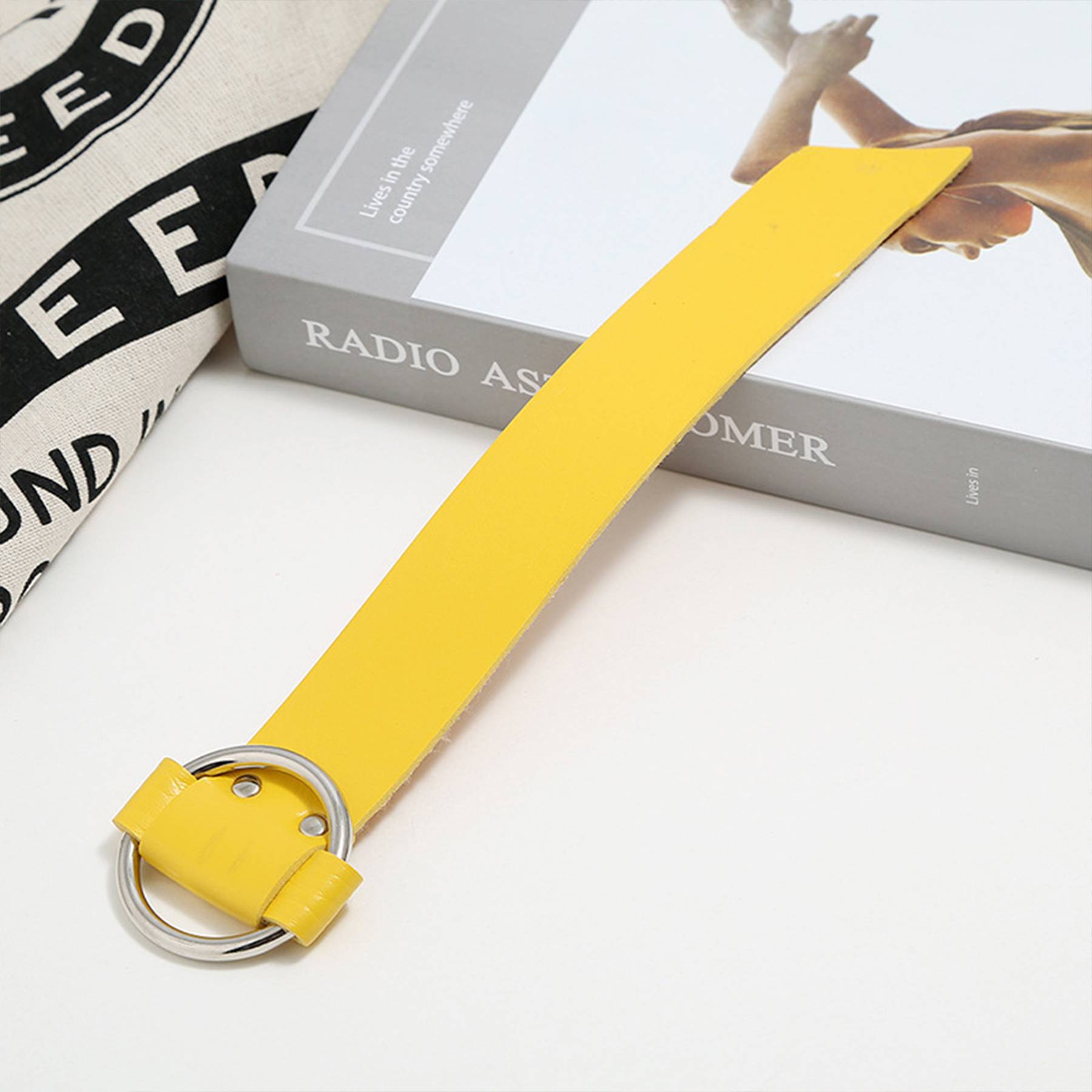 PU Simple punk trend hoop bracelet 5