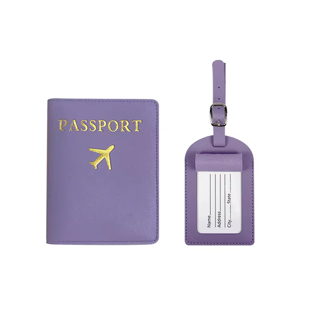 Leatherette Luggage Tag & Passport Holder 8