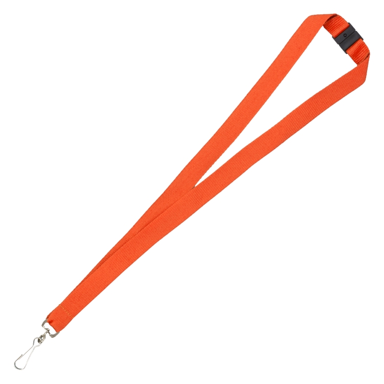 "OWEN" 3/4" Blank Lanyard with Breakaway Safety Release Attachment - Bulldog Clip 7
