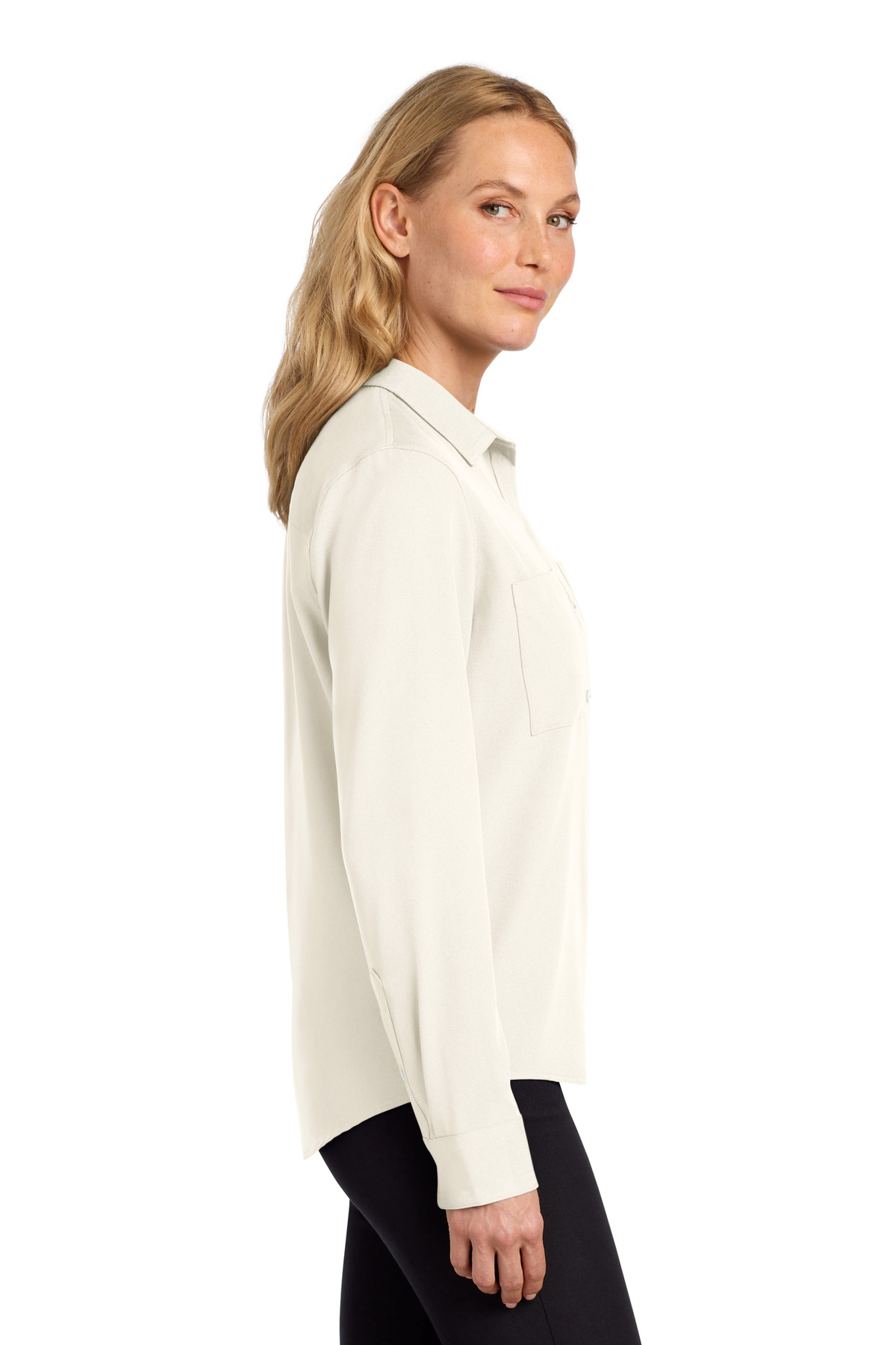 Mercer+Mettle Women's Stretch Crepe Long Sleeve Camp MM2013 37