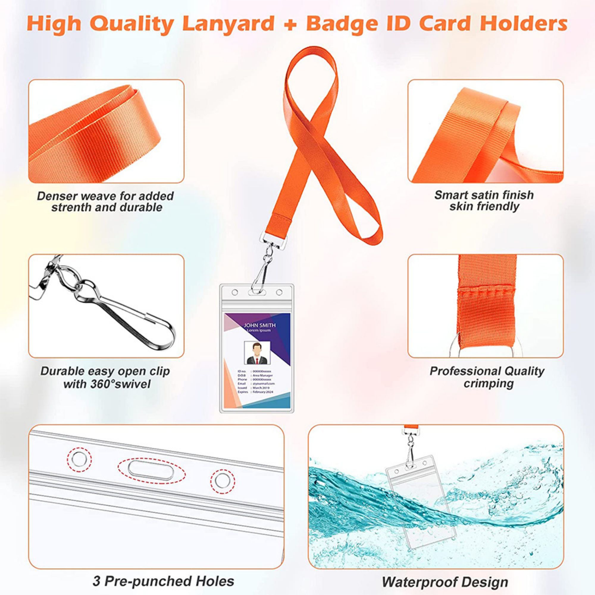 Lanyard With ID Card Holder 1