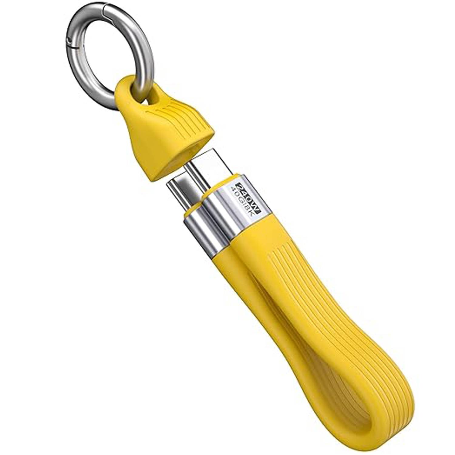 Portable Type-C Fast Charging Data Cable Keychain 4