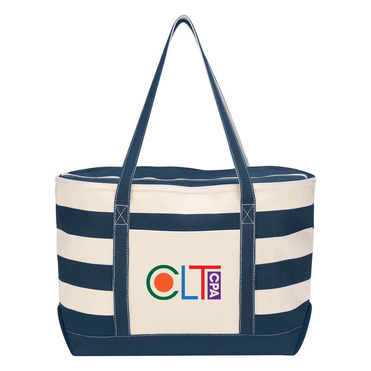 18 Oz. Cotton Canvas Nautical Tote Bag 3