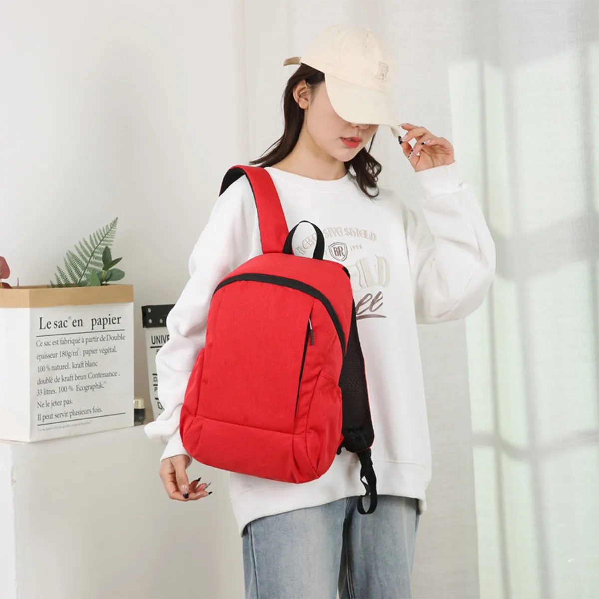 Large Capacity Laptop Travel Backpack Work School Bag 5