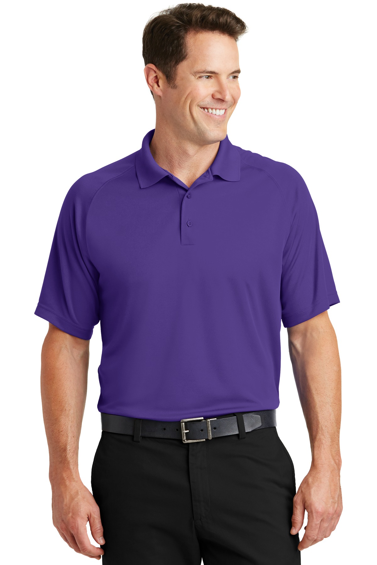 Sport-Tek Dry Zone Raglan Polo. T475 50