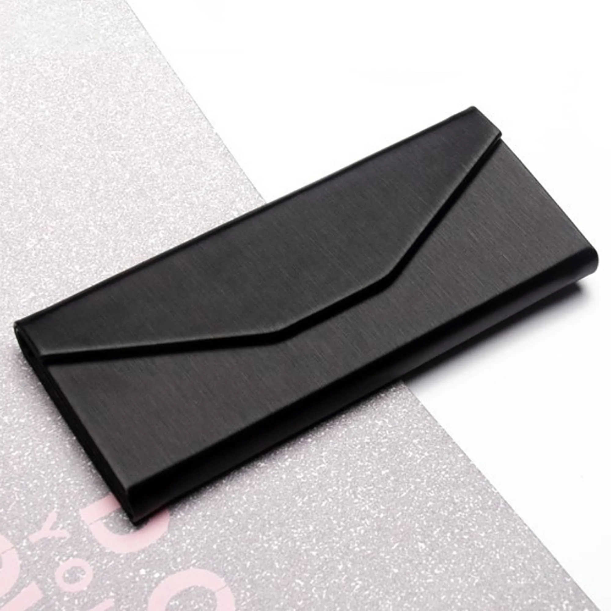 Metal Leather Eyeglass Organizer Case 7