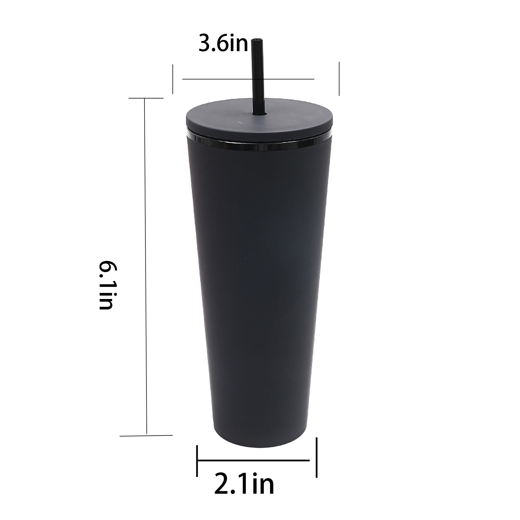 26oz Double layer Straw Tumbler 5
