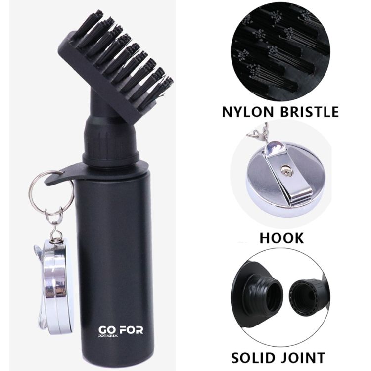 Golf Water Brush with Spray Bottle Holds 2