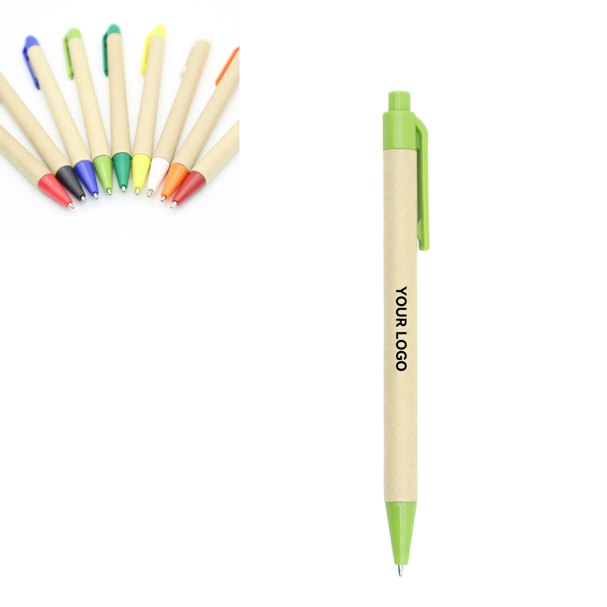 Eco-Friendly Paper Tube Ballpoint Pen 1