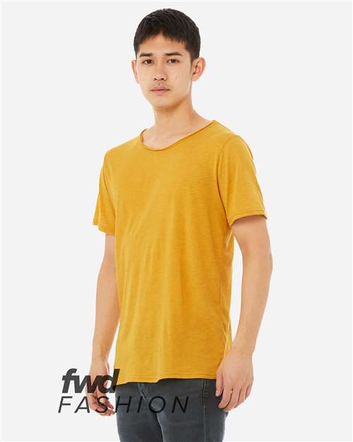Unisex FWD Fashion Triblend Raw Neck Tee - 3414 10