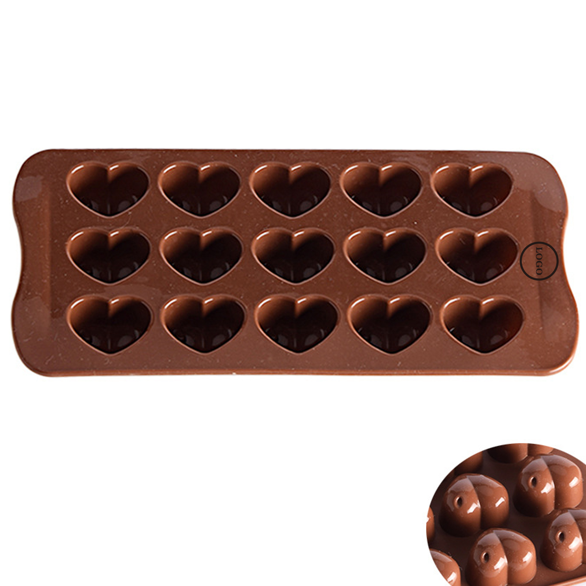 Food Grade Silicone Heart Cake Mold 2