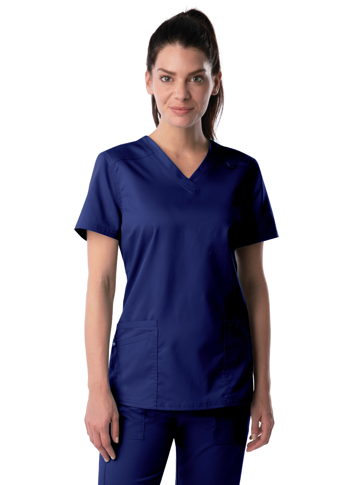 Landau - ProFlex - Women's Three-Pocket Fade Resistant V-Neck Top