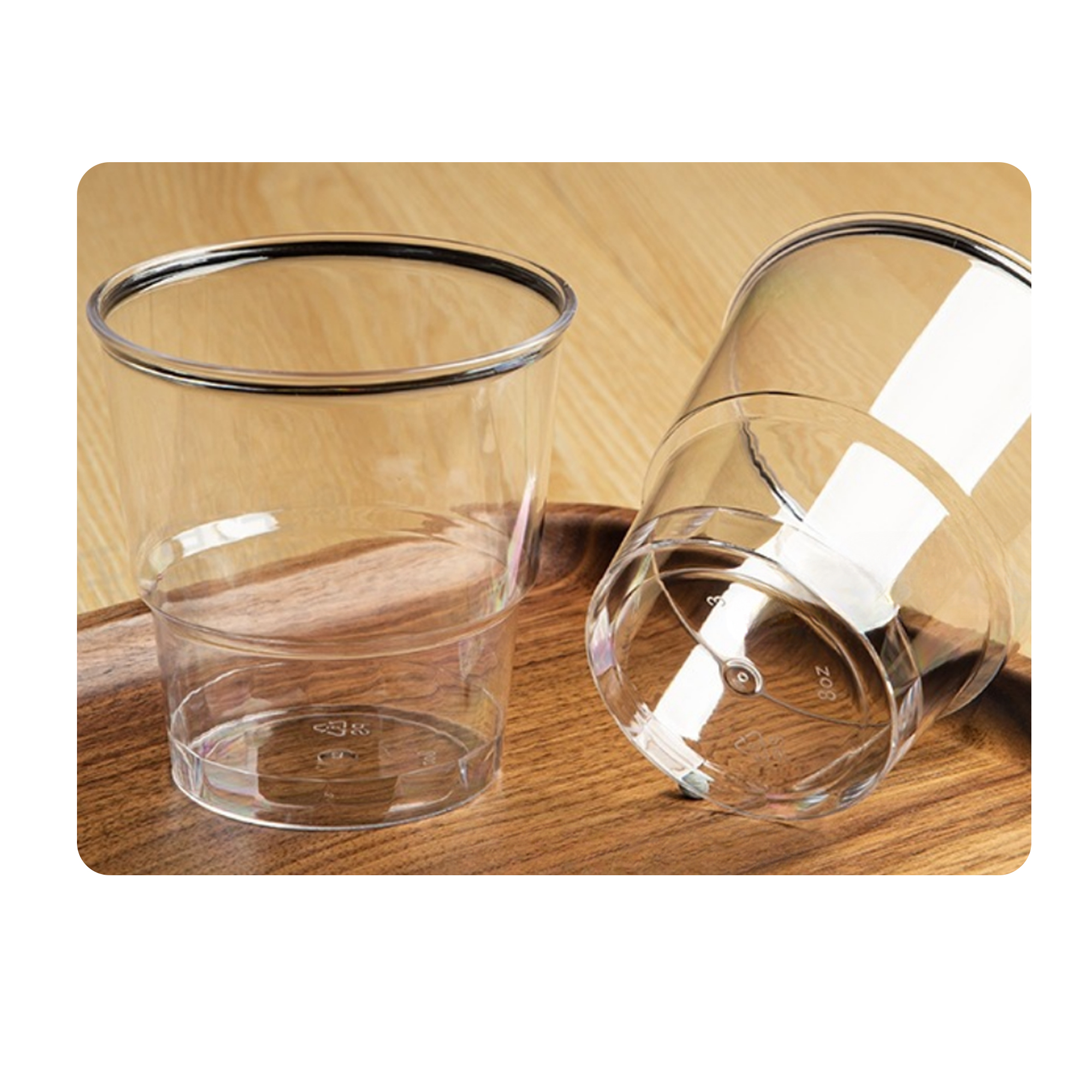 6 OZ Convenient Disposable Plastic Cup 4