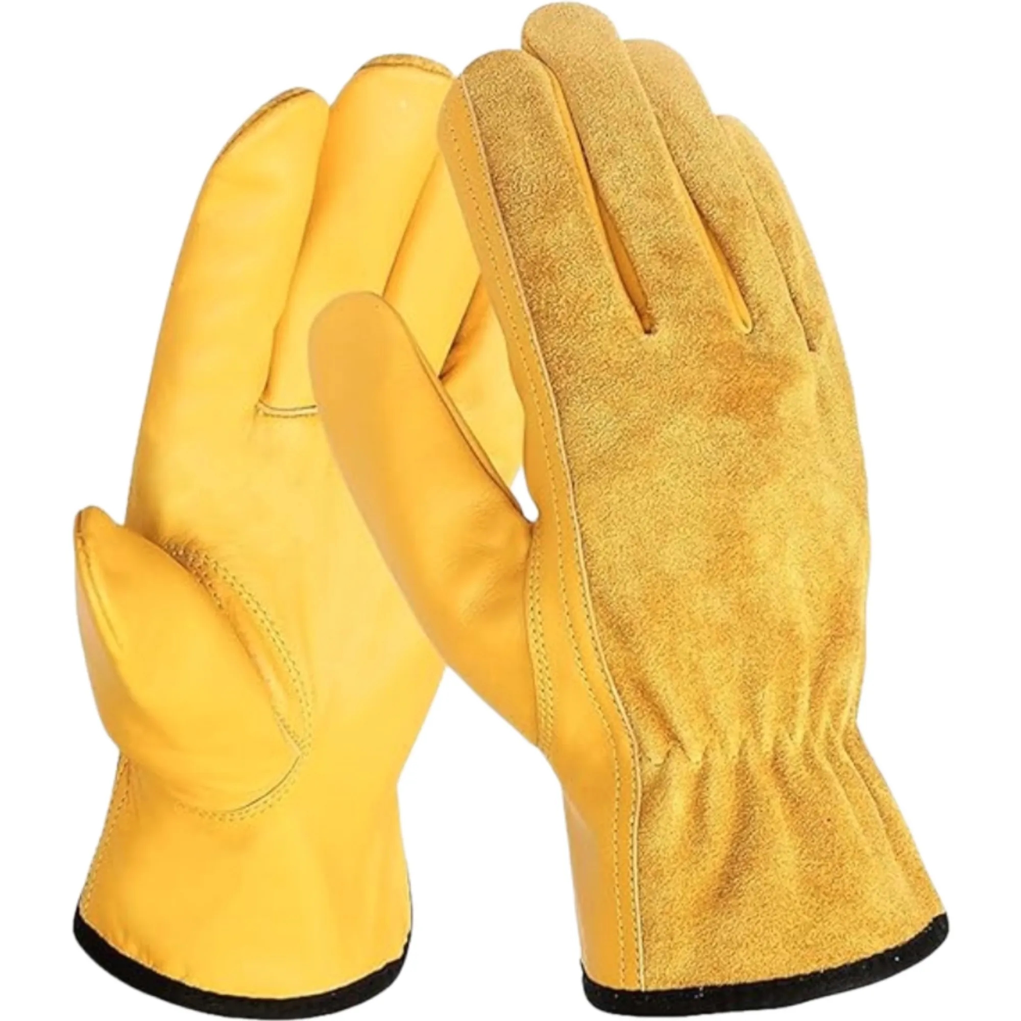 Premium Grain Cowhide Work Gloves 5