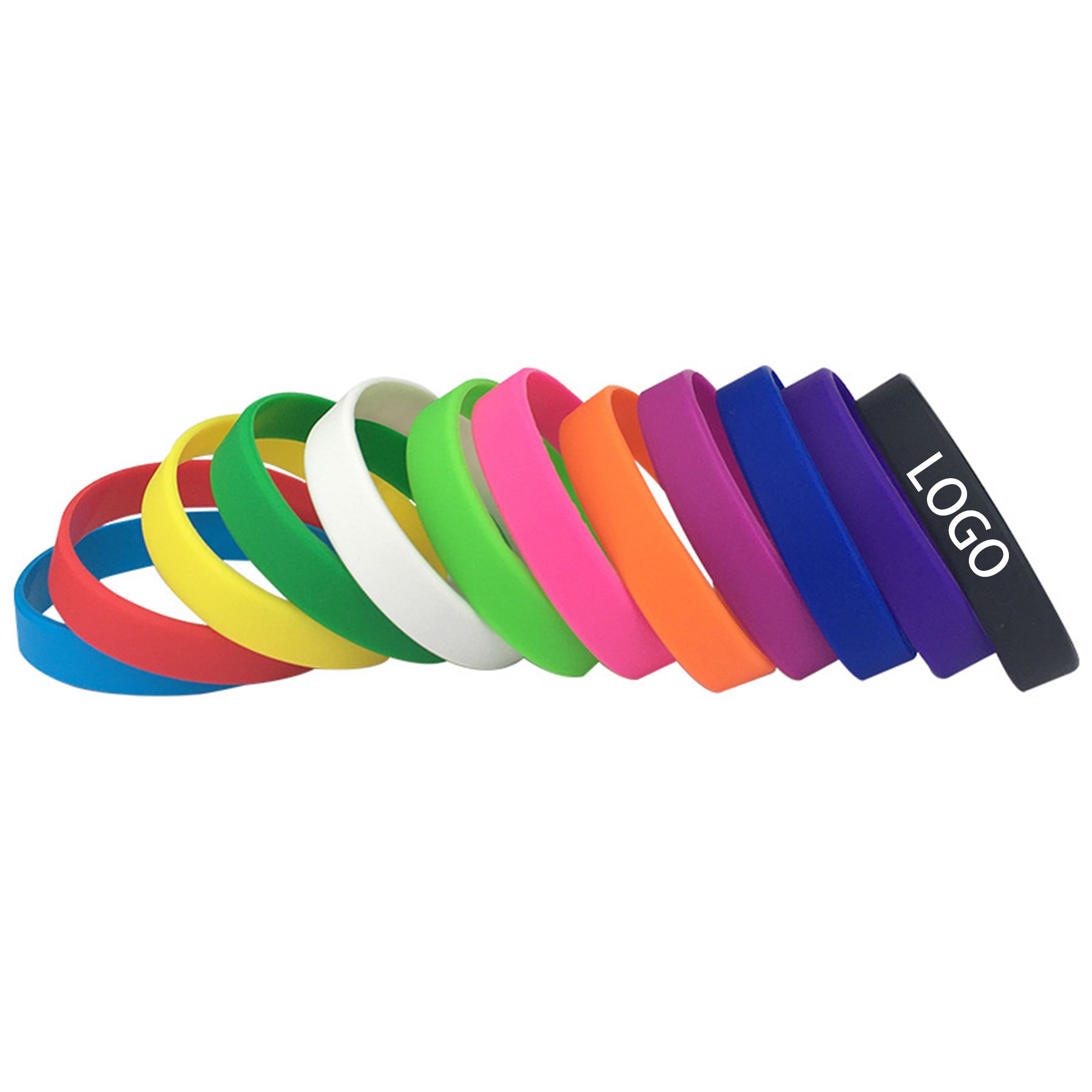 Custom Screen Printed Silicone Bracelet 2