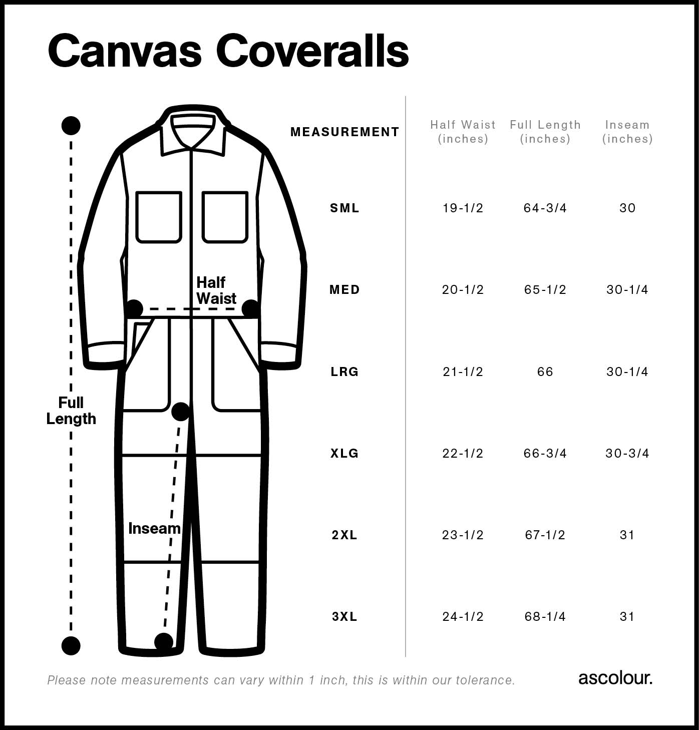 Canvas Coveralls | 5981 18