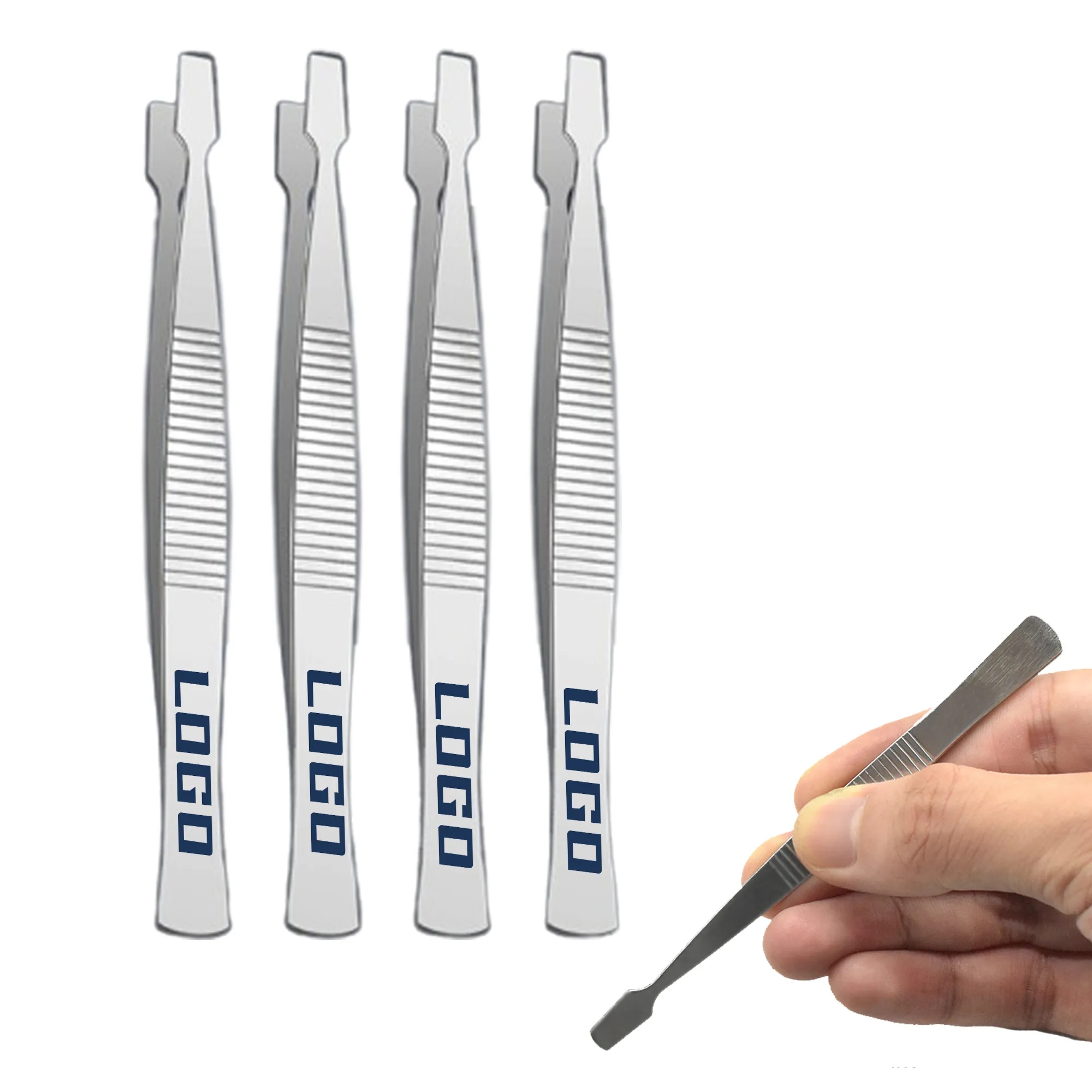 Stamp Stainless Steel Tweezer MOQ50pcs 2